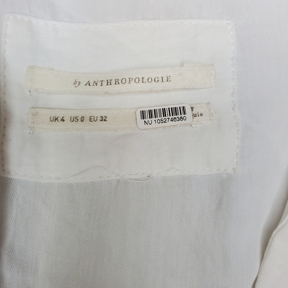 Anthropologie V-neck knot Front Midi Dress - Picture 12 of 13